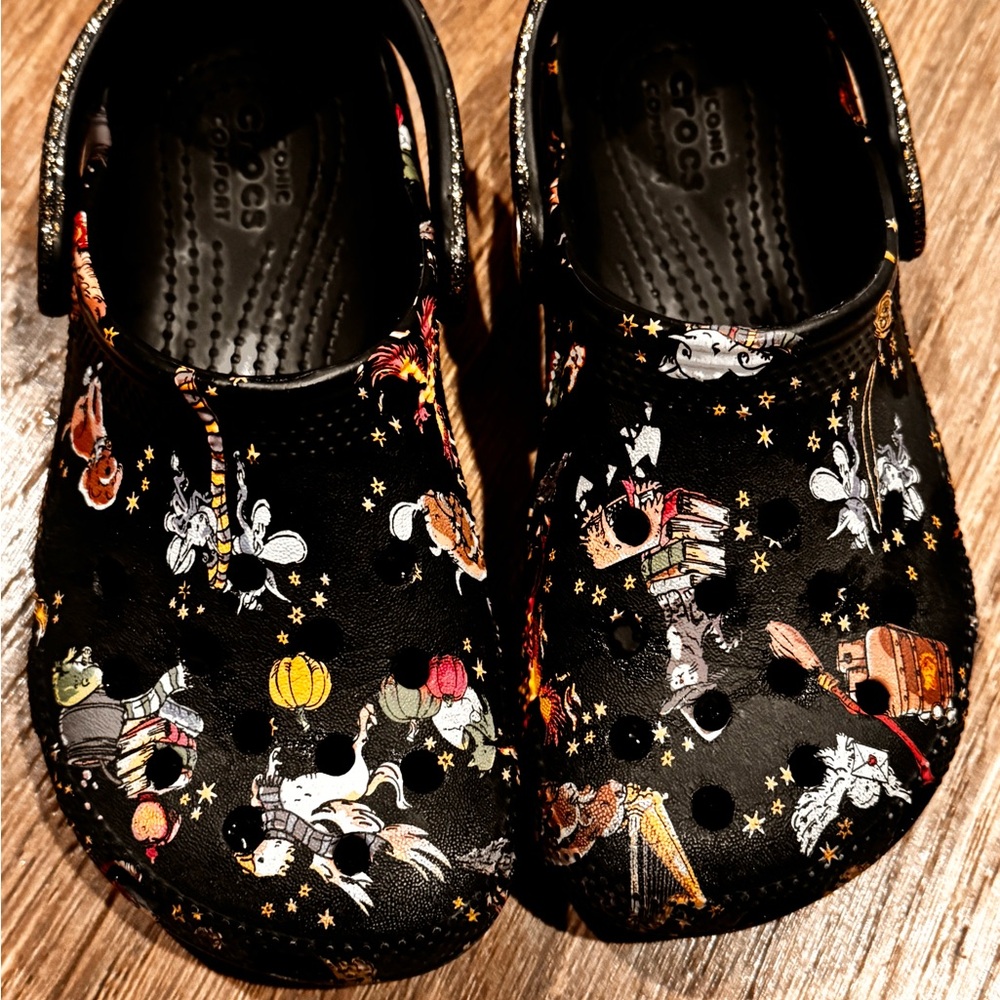 Kids Harry Potter Crocs - Black (used)